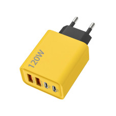 Зарядний пристрій iLEPO 2 USB+2 Type-C Yellow (19023-hbr)