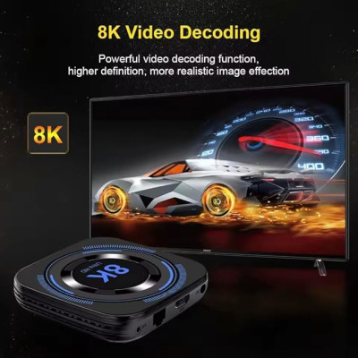 Приставка Android Magcubic 8K 4GB/32GB Wi-Fi 2.4G/5G (19032-hbr) Приставка Android Magcubic 8K 4GB/32GB Wi-Fi 2.4G/5G (19032-hbr)