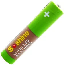 Акумулятор AAA Soshine 1.5V 730 mAh 1100 mWh (18882-hbr)