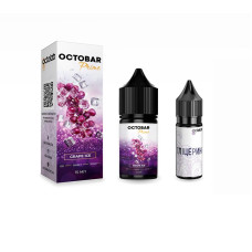 Набор компонентов для самозамеса солевой заправки Octobar Prime 15 мл Grape Ice 0-50 мг (19053-hbr)