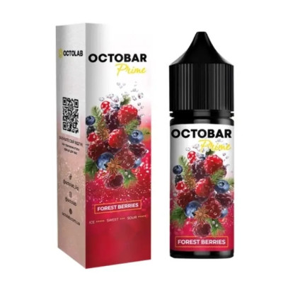 Набір компонентів для самозамісу сольової заправки Octobar Prime 30 мл Forest Berries 0-50 мг (19061-hbr)