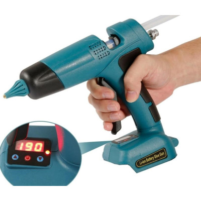 Аккумуляторный термоклеевой пистолет No Brand Li-ion Battery Glue Gun 18-21V Синий (2104619127) Аккумуляторный термоклеевой пистолет No Brand Li-ion Battery Glue Gun 18-21V Синий (2104619127)