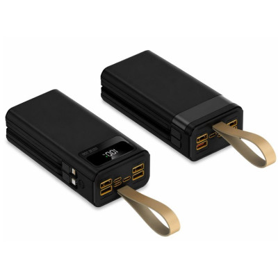 Портативный повербанк No Brand Power Bank Fast Charge 40000 mAh Черный (2104619131) Портативный повербанк No Brand Power Bank Fast Charge 40000 mAh Черный (2104619131)