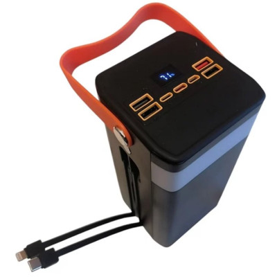 Портативный повербанк No Brand Power Bank Fast Charge 80000 mAh Черный (2104619133) Портативный повербанк No Brand Power Bank Fast Charge 80000 mAh Черный (2104619133)