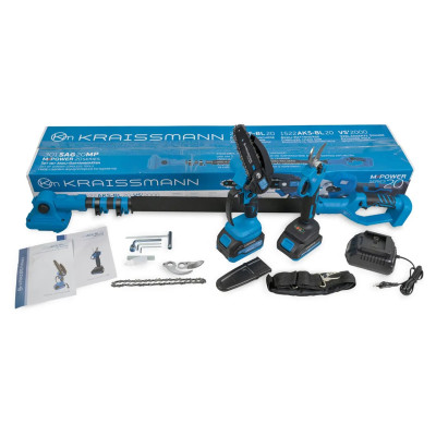 Комплект аккумуляторного инструмента KRAISSMANN 301 SAG 20 MP (4807002)