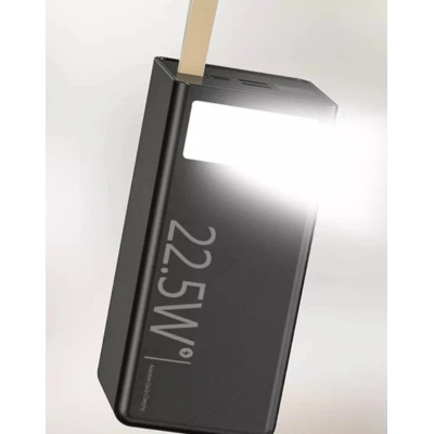 Портативный повербанк Unitech U86A Power Bank 50000 mAh 22.5W Черный (2104619154) Портативный повербанк Unitech U86A Power Bank 50000 mAh 22.5W Черный (2104619154)