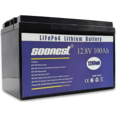 Акумулятор No Brand Soonest LiFePO4 12.8V 100Ah 1280Wh (2104619159)