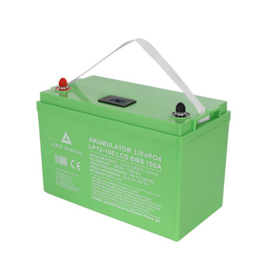 Аккумулятор AZO Digital LiFePO4 LP12-100 100Ah 12V 100A LCD Bluetooth (305820) Аккумулятор AZO Digital LiFePO4 LP12-100 100Ah 12V 100A LCD Bluetooth (305820)