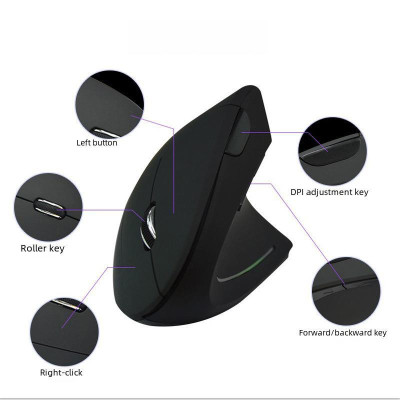 Бездротова миша No Brand Bluetooth + USB 2.4 1200dpi Чорний (SH0000399) Бездротова миша No Brand Bluetooth + USB 2.4 1200dpi Чорний (SH0000399)