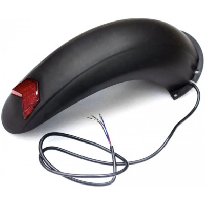 Заднее крыло со стоп-сигналом для электросамоката No Brand Kugoo M4/M4 Pro LED Черный (V4T-0031-51)