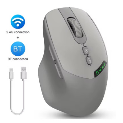 Миша бездротова No Brand Silent Click Wireless Сірий (SH0000405) Миша бездротова No Brand Silent Click Wireless Сірий (SH0000405)