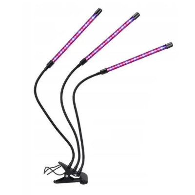 Светодиодная фитолампа Touch Led Plant Grow 3 лампы Черный (2864554829)
