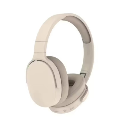 Беспроводные накладные наушники No Brand BS962 Bluetooth 5.3 Бежевый (SH0000392)