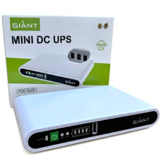 Источник бесперебойного питания для роутера Giant Mini DC UPS POE-532E 10400 мАч Белый (2104619295)