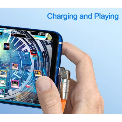 Зарядний кабель No Brand USB Type-C 1 м Помаранчевий (SH0000375) Зарядний кабель No Brand USB Type-C 1 м Помаранчевий (SH0000375)