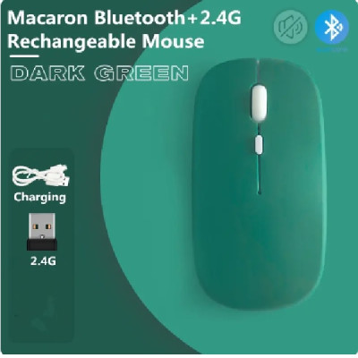 Мишка бездротова Macarone Bluetooth USB 1600 dpi Зелений (SH0000053) Мишка бездротова Macarone Bluetooth USB 1600 dpi Зелений (SH0000053)