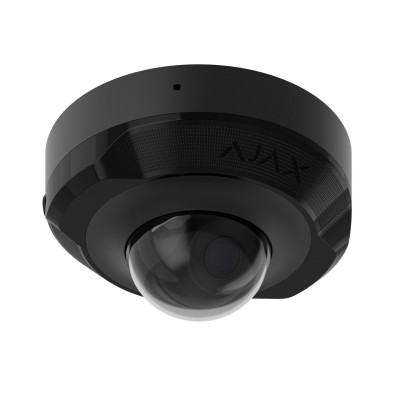 Дротова IP-камера Ajax DomeCam Mini 8 Mp 4 mm Чорний (11525)