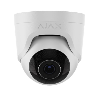 Проводная IP-камера Ajax TurretCam 5 Mp 4 mm Белый (11530) Проводная IP-камера Ajax TurretCam 5 Mp 4 mm Белый (11530)