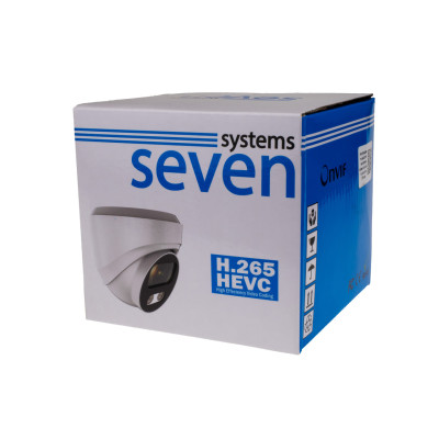 IP-видеокамера Seven Systems IP-7215PA-DL 2.8 мм 5 Мп Черный (12572) IP-видеокамера Seven Systems IP-7215PA-DL 2.8 мм 5 Мп Черный (12572)