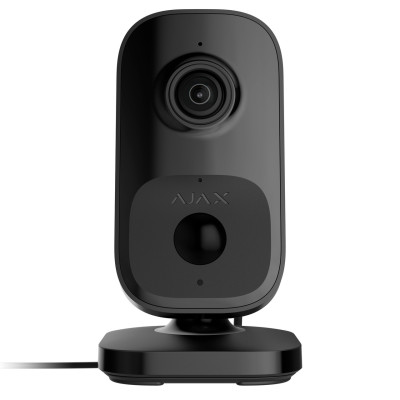IP видеокамера Ajax IndoorCam с Wi-Fi Черный (12208) IP видеокамера Ajax IndoorCam с Wi-Fi Черный (12208)