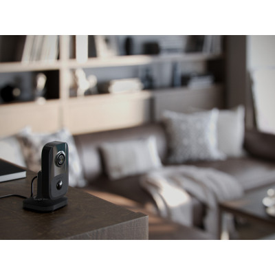 IP видеокамера Ajax IndoorCam с Wi-Fi Черный (12208) IP видеокамера Ajax IndoorCam с Wi-Fi Черный (12208)