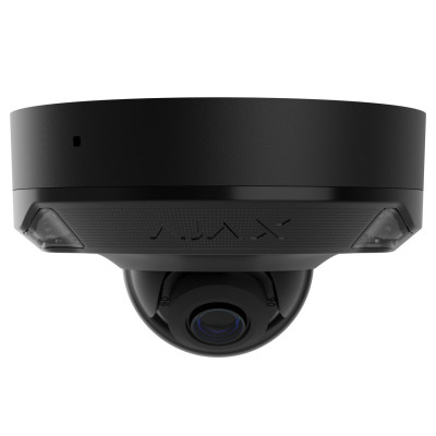 Дротова IP-камера Ajax DomeCam Mini HL 8 Mp 2.8 mm Чорний (12221) Дротова IP-камера Ajax DomeCam Mini HL 8 Mp 2.8 mm Чорний (12221)
