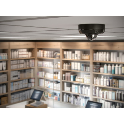 Дротова IP-камера Ajax DomeCam Mini HL 8 Mp 2.8 mm Чорний (12221) Дротова IP-камера Ajax DomeCam Mini HL 8 Mp 2.8 mm Чорний (12221)