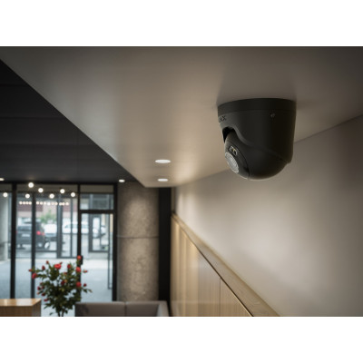 Проводная IP-камера Ajax TurretCam HL 8 Mp 2.8 mm Черный (12229)