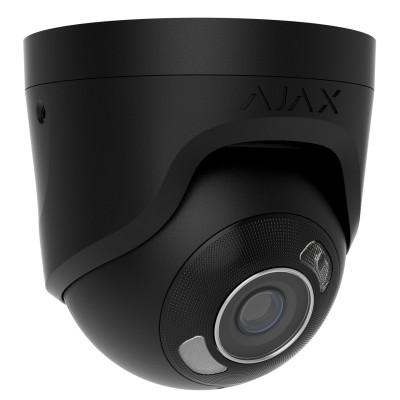 Дротова IP-камера Ajax TurretCam HL 8 Mp 4 mm Чорний (12231)