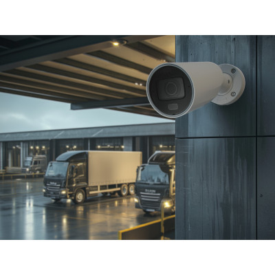 Проводная IP-камера Ajax BulletCam HLVF 8 Mp Белый (12236) Проводная IP-камера Ajax BulletCam HLVF 8 Mp Белый (12236)