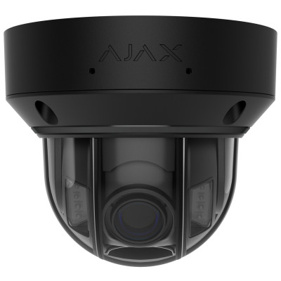 Дротова IP-камера Ajax DomeCam HLVF 5 Mp Чорний (12237) Дротова IP-камера Ajax DomeCam HLVF 5 Mp Чорний (12237)