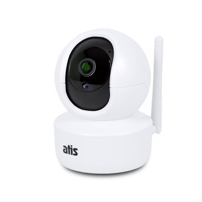 IP-видеокамера поворотная настольная Atis AI-262-3M Wi-Fi 3 Мп Белый (12509)
