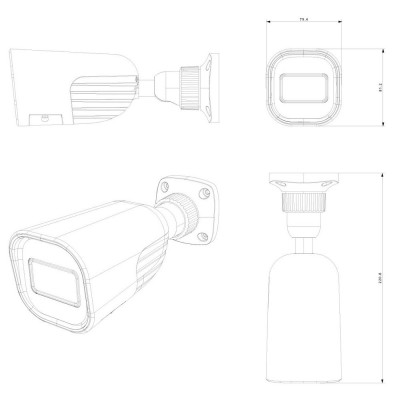 IP-видеокамера Provision ISR BMV-320SRN-36 3.6 мм 2 Мп Белый (12540) IP-видеокамера Provision ISR BMV-320SRN-36 3.6 мм 2 Мп Белый (12540)