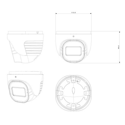 IP-відеокамера Provision ISR DH-320SRN-MVF 2.8-12 мм 2 Мп Білий (12551) IP-відеокамера Provision ISR DH-320SRN-MVF 2.8-12 мм 2 Мп Білий (12551)