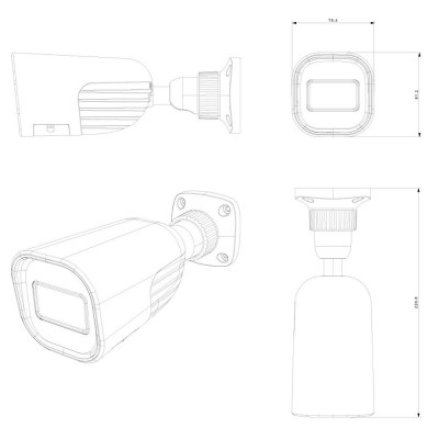 IP-видеокамера Provision ISR BMH-320SRN-MVF 2.8-12 мм 2 Мп Белый (12553) IP-видеокамера Provision ISR BMH-320SRN-MVF 2.8-12 мм 2 Мп Белый (12553)