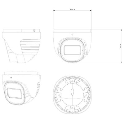 IP-видеокамера Provision ISR DH-340IPSN-MVF 2.8-12 мм 4 Мп Белый (12558) IP-видеокамера Provision ISR DH-340IPSN-MVF 2.8-12 мм 4 Мп Белый (12558)