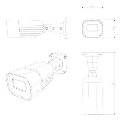 IP-відеокамера Provision ISR I6-340IPEN-MVF-V5 2.8-12 мм 4 Мп Білий (12560) IP-відеокамера Provision ISR I6-340IPEN-MVF-V5 2.8-12 мм 4 Мп Білий (12560)