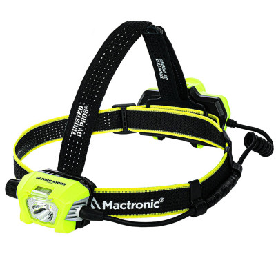 Фонарь налобный Mactronic Ultimo X1000 83х42х38 мм Желтый (DAS3568)