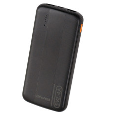 Зовнішній акумулятор Power Bank Awei P20K 2xUSB Type-C 10000 mAh 10W Black (3_07882)