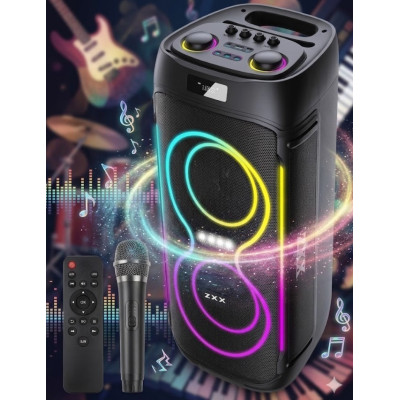 Портативная колонка No Brand ZXX-5509 1200 Вт Черный (2104619414) Портативная колонка No Brand ZXX-5509 1200 Вт Черный (2104619414)