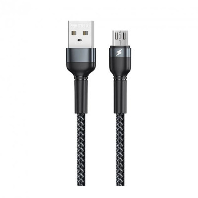 Кабель для зарядки Remax Jany RC-124m USB 2.0 - micro USB 2.4A 1 м Черный (002268) Кабель для зарядки Remax Jany RC-124m USB 2.0 - micro USB 2.4A 1 м Черный (002268)