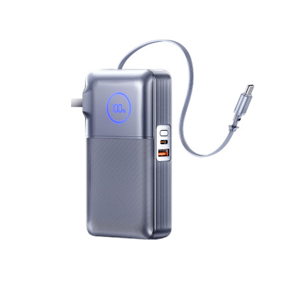 Павербанк-адаптер Remax CP-5 EU UK 10000 мАч 35 Вт USB-C USB-A PD QC Черный (2319) Павербанк-адаптер Remax CP-5 EU UK 10000 мАч 35 Вт USB-C USB-A PD QC Черный (2319)