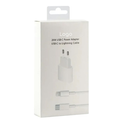 Мережевий зарядний пристрій No Brand Power Adapter 20W Type-C Lightning iPhone 14 Pro Max White (37692_3663832) Мережевий зарядний пристрій No Brand Power Adapter 20W Type-C Lightning iPhone 14 Pro Max White (37692_3663832)