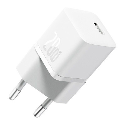 Зарядний пристрій BASEUS CCGN05010 GaN5 Fast Charger mini PD20W 1Type-C White (00000065988_1)