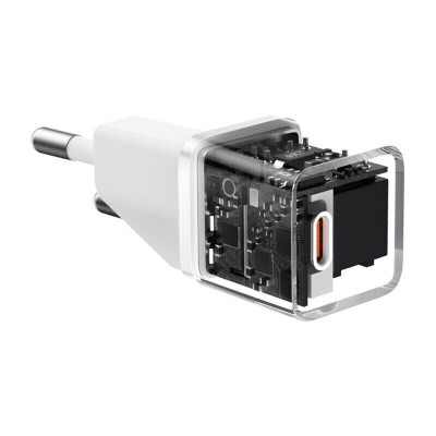 Зарядное устройство BASEUS CCGN05010 GaN5 Fast Charger mini PD20W 1Type-C White (00000065988_1) Зарядное устройство BASEUS CCGN05010 GaN5 Fast Charger mini PD20W 1Type-C White (00000065988_1)