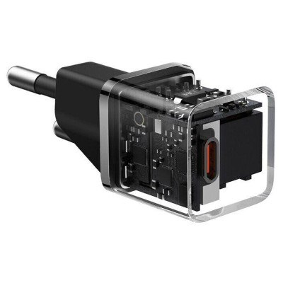 Зарядний пристрій BASEUS CCGN05010 GaN5 Fast Charger mini PD20W 1Type-C Black (00000065988_4) Зарядний пристрій BASEUS CCGN05010 GaN5 Fast Charger mini PD20W 1Type-C Black (00000065988_4)