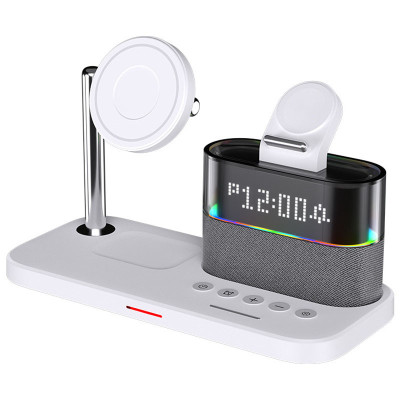 Беспроводная зарядная станция No Brand C09 4-в-1 18W QC/PD White (00000069065_2)