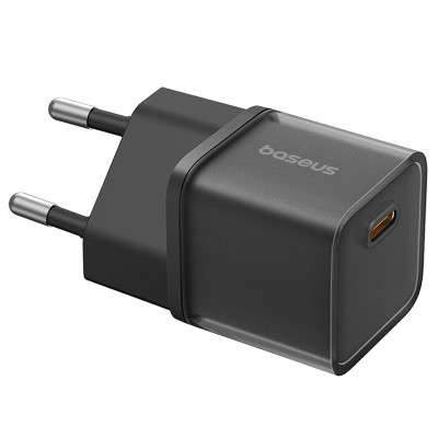 Зарядний пристрій BASEUS P10162503 GaN5S OS Fast Charger 20W 1Type-C Cluster Black (00000070599_1)
