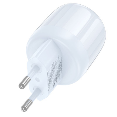 Зарядний пристрій Borofone BA93A Lustrous PD20W/QC3.0 1USB-A/1Type-C Blue (00000076753_2) Зарядний пристрій Borofone BA93A Lustrous PD20W/QC3.0 1USB-A/1Type-C Blue (00000076753_2)