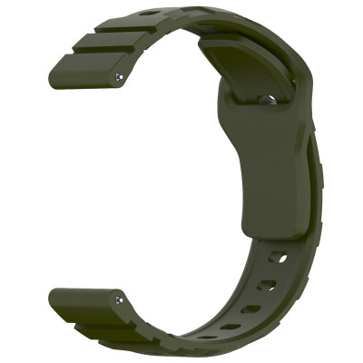 Ремінець Defense 20mm Smart Watch Samsung Galaxy Watch/Amazfit/Huawei Dark Olive (00000077069_7) Ремінець Defense 20mm Smart Watch Samsung Galaxy Watch/Amazfit/Huawei Dark Olive (00000077069_7)